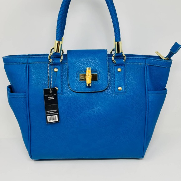 Alice + Olivia Bags New Olivia Joy Vegan Leather Woven Handle Large